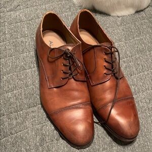 ALDO Men's Brown Leather Dress Shoes